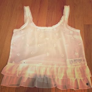 Beautiful limited edition tank top with diamonds